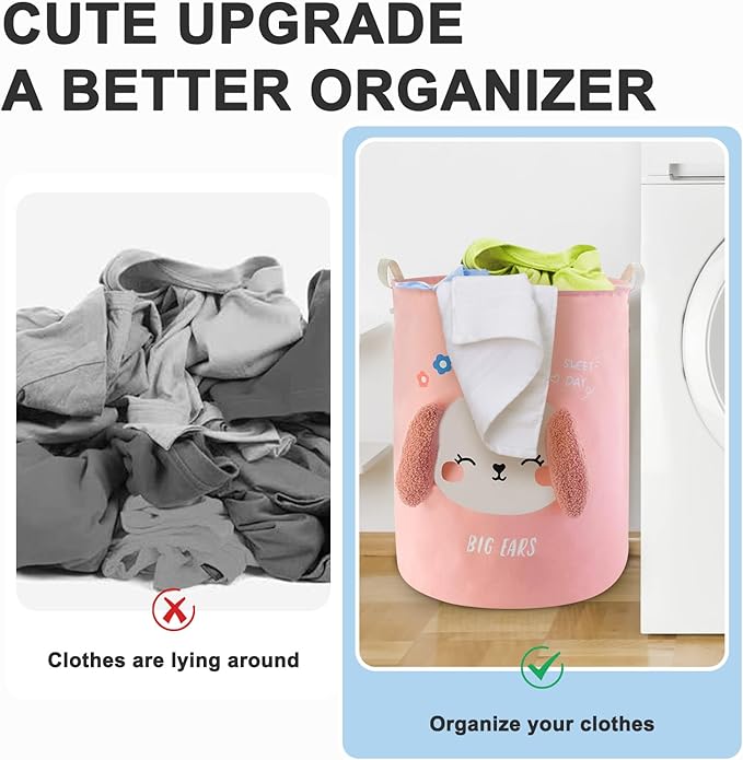 Cute Animal Kids Laundry Basket