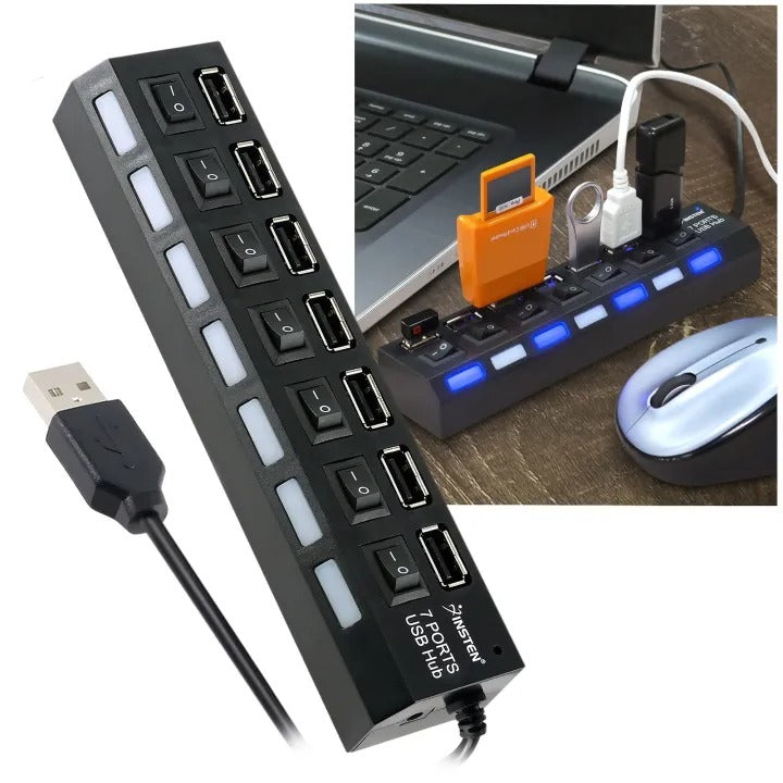 7 Port USB Hub