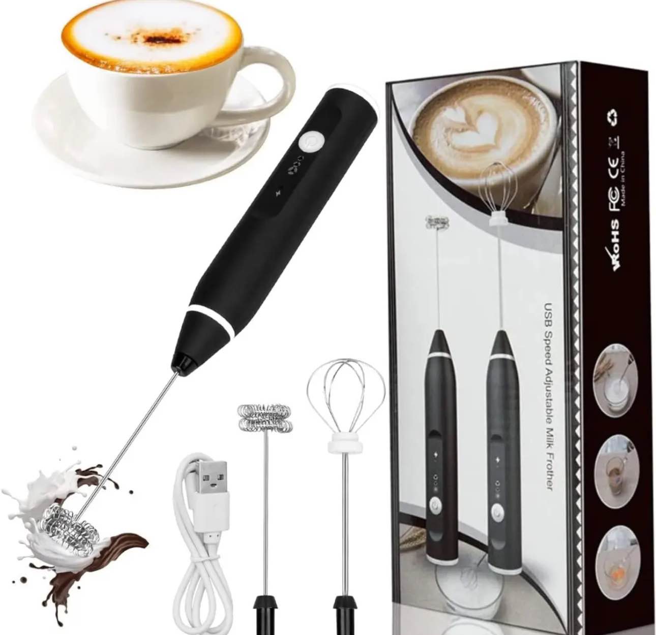 2 in 1 Electric Milk Frother