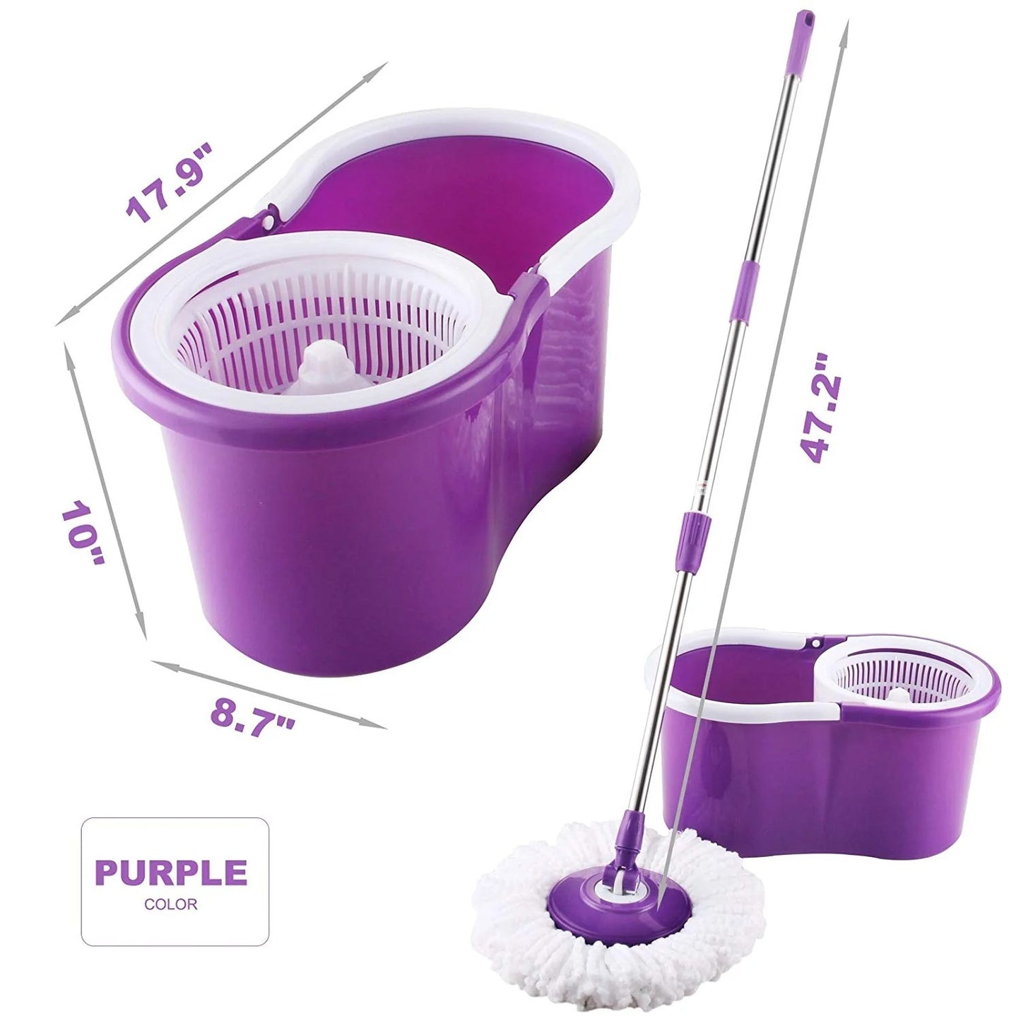 Double Bucket Spin Mop